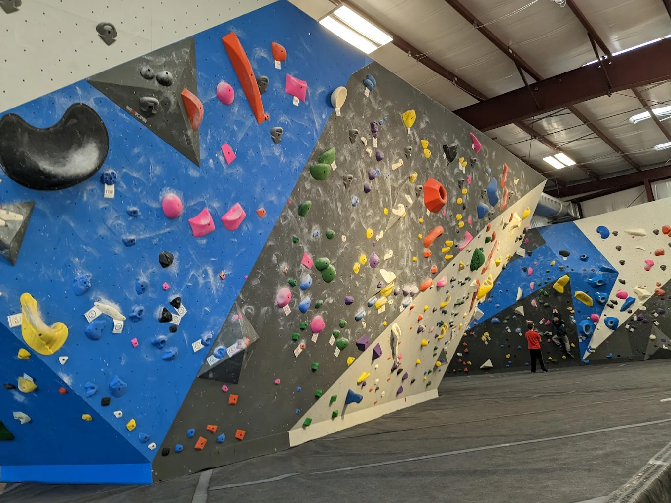 Climber on wall